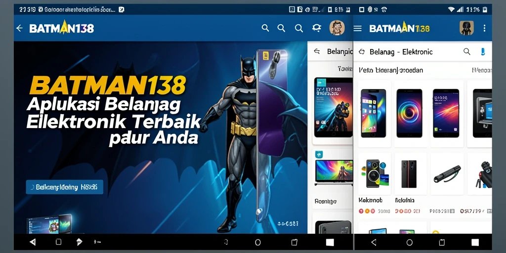 Tampilan antarmuka pengguna BATMAN138 yang modern dan intuitif.