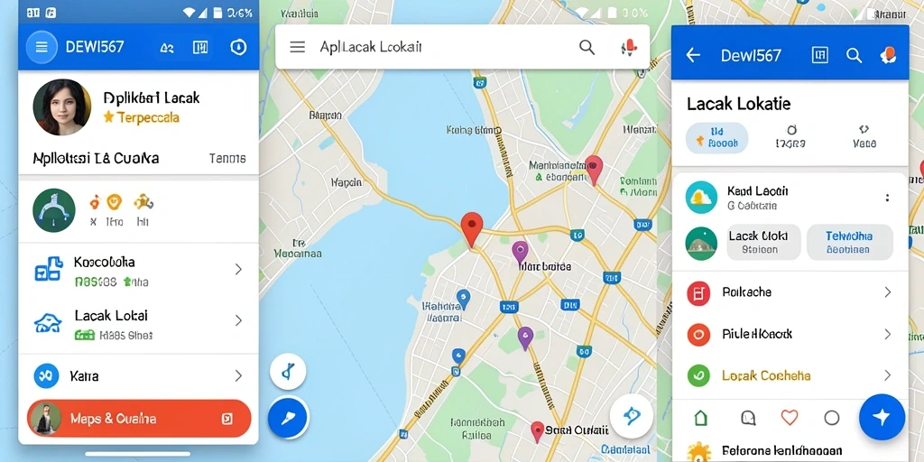 Antarmuka aplikasi DEWI567 yang sederhana dan informatif.